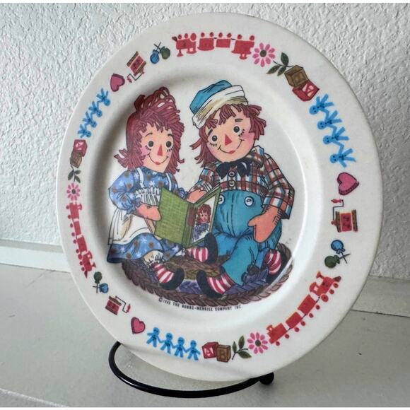 Vintage 1969 Raggedy Ann & Andy Plate – Oneida Deluxe 3119 – Collectible Decor - Picture 2 of 7